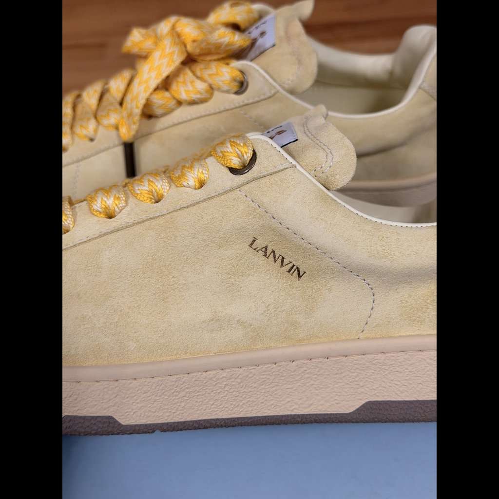 Lanvin Curb Lite Low Sneaker Yellow Never worn - Inside View