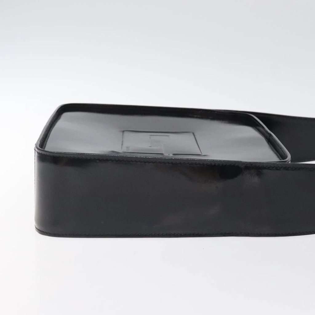 Gucci Shoulder Bag Black Leather Good condition - Box View
