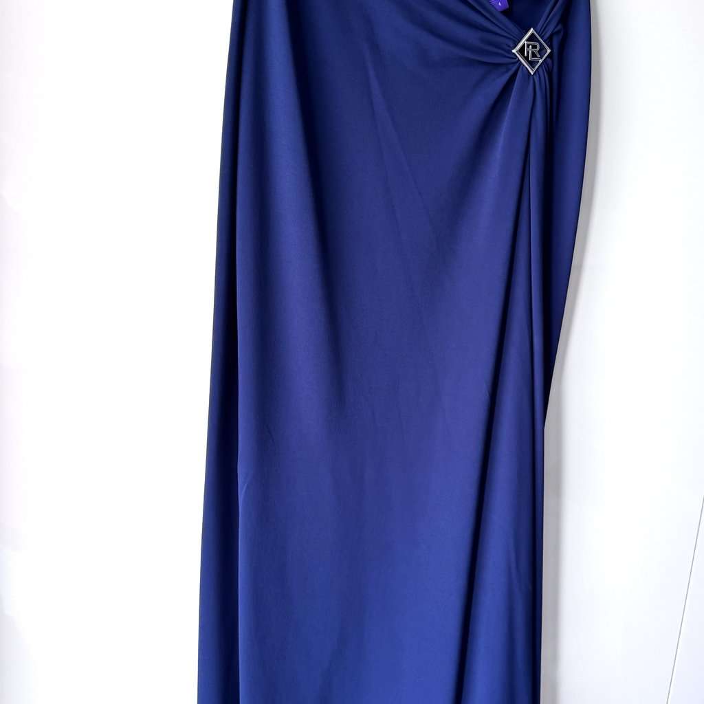 Ralph Lauren Collection Margarethe StretchSilk Midi Skirt Navy Very good - Inside View