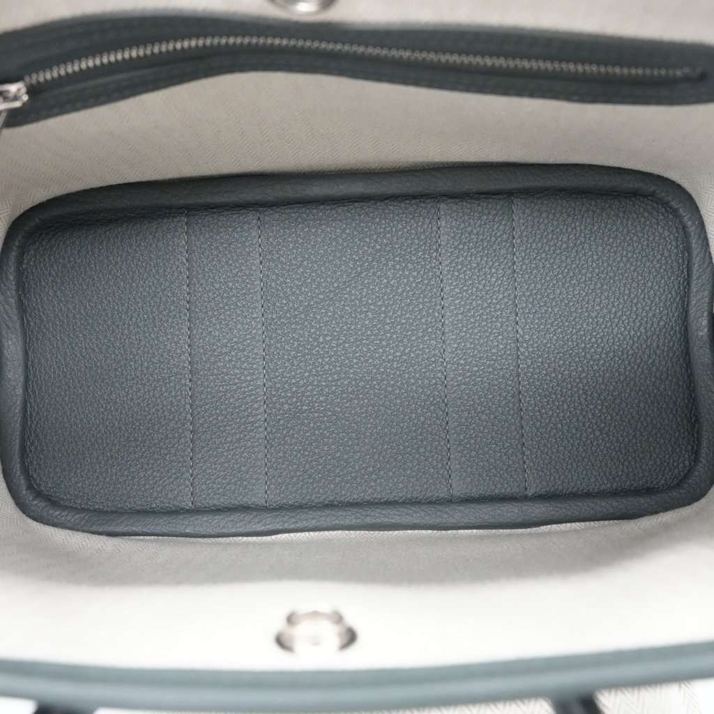 Hermès Garden Party 23 K Green Leather Very good - Model View