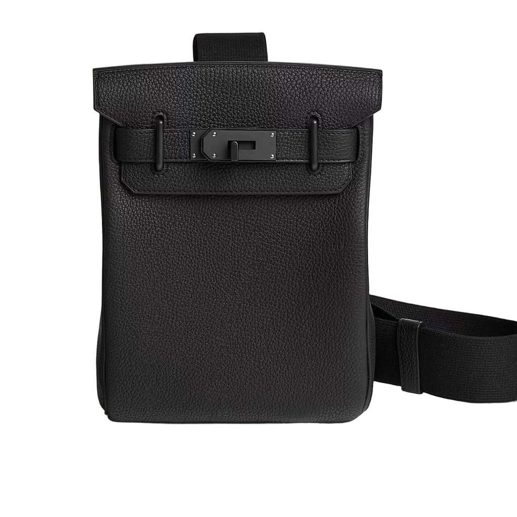 Hermès Hac a dos Black Hardware Black Never worn, with tag - Front View