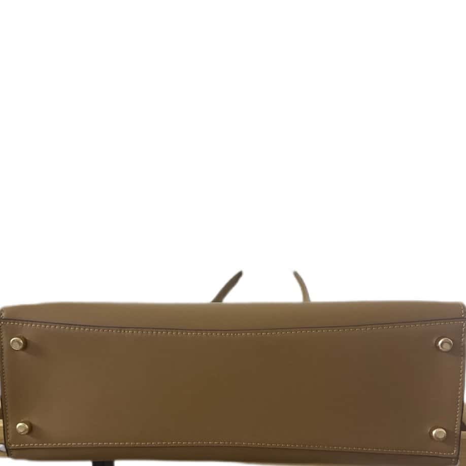 Coach NINA CARRYALL LIGHT SADDLE Brown Leather Very good - Inside View