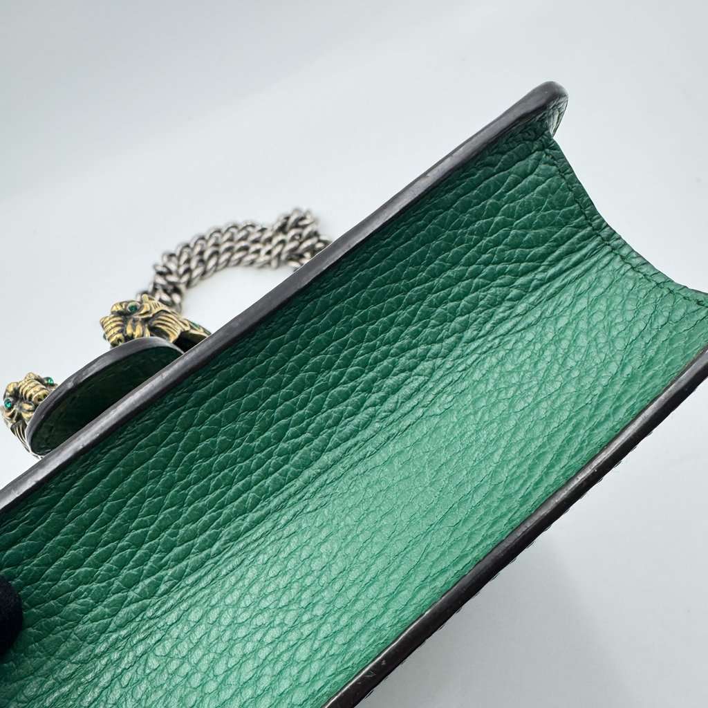 Gucci Dionysus Green Leather Very good - Inside View