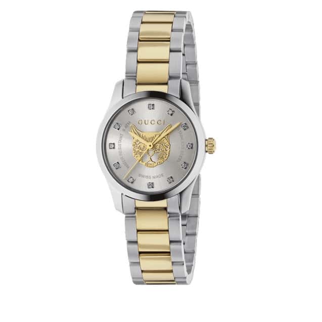 Gucci Tiger G-Timeless Gold Never worn, with tag - Front View