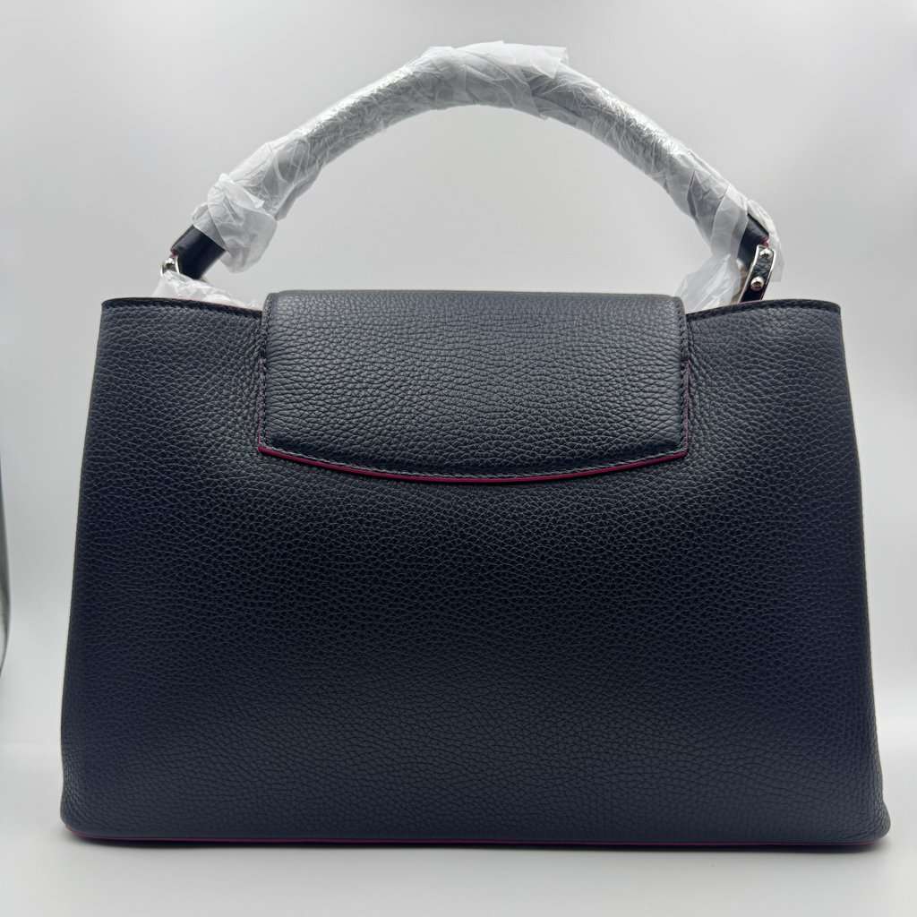 Louis Vuitton Capucines Black Good - Back View