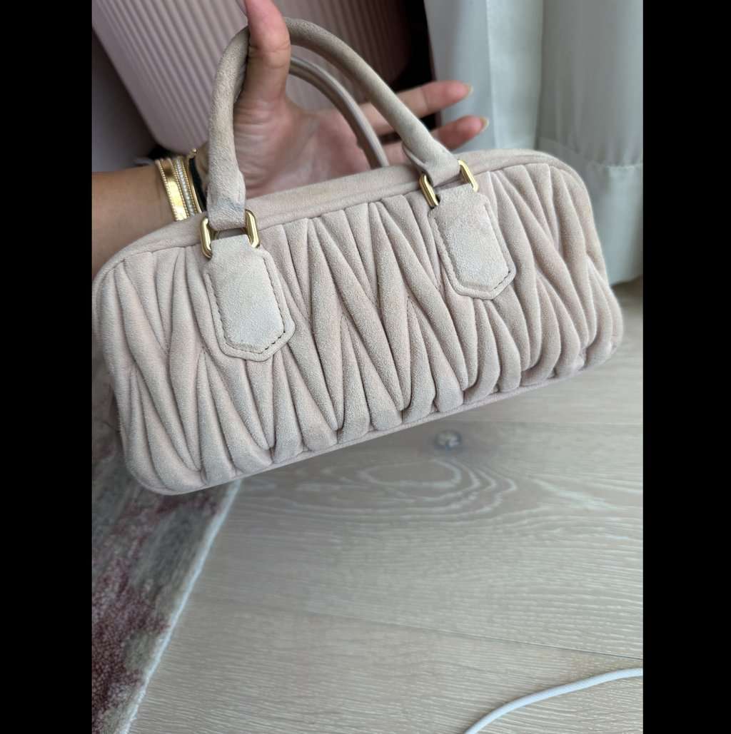 Miu Miu Arcadie Suede Pink Pink Suede Very good condition - Back View