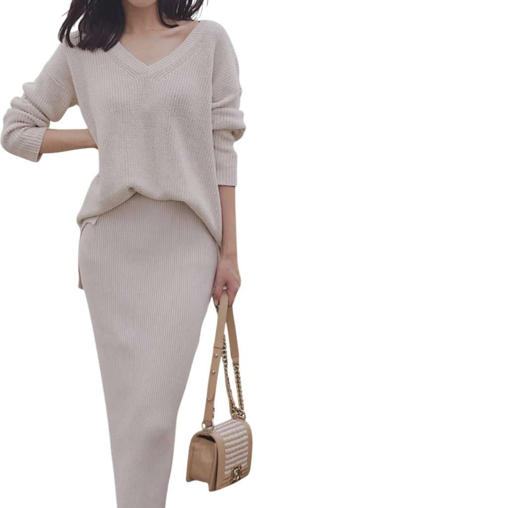 Chanel Boy Beige Leather Good - Back View