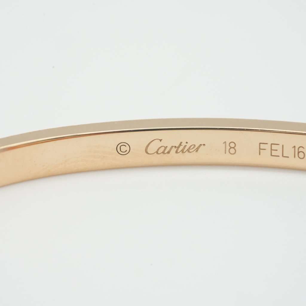 Cartier Love Bracelet Small 18kYG Gold Gold Good - Model View