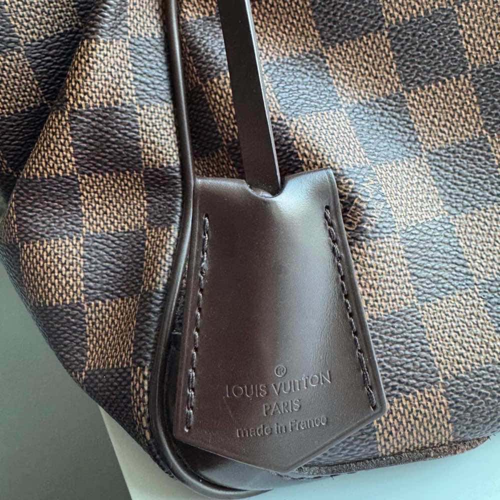 Louis Vuitton Verona Brown Canvas Gold Never worn - Back View