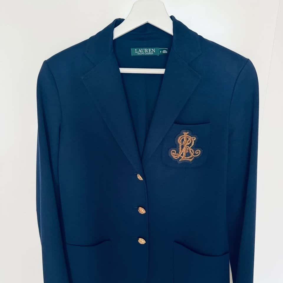 Ralph Lauren woman blazer Navy Very good - Back View
