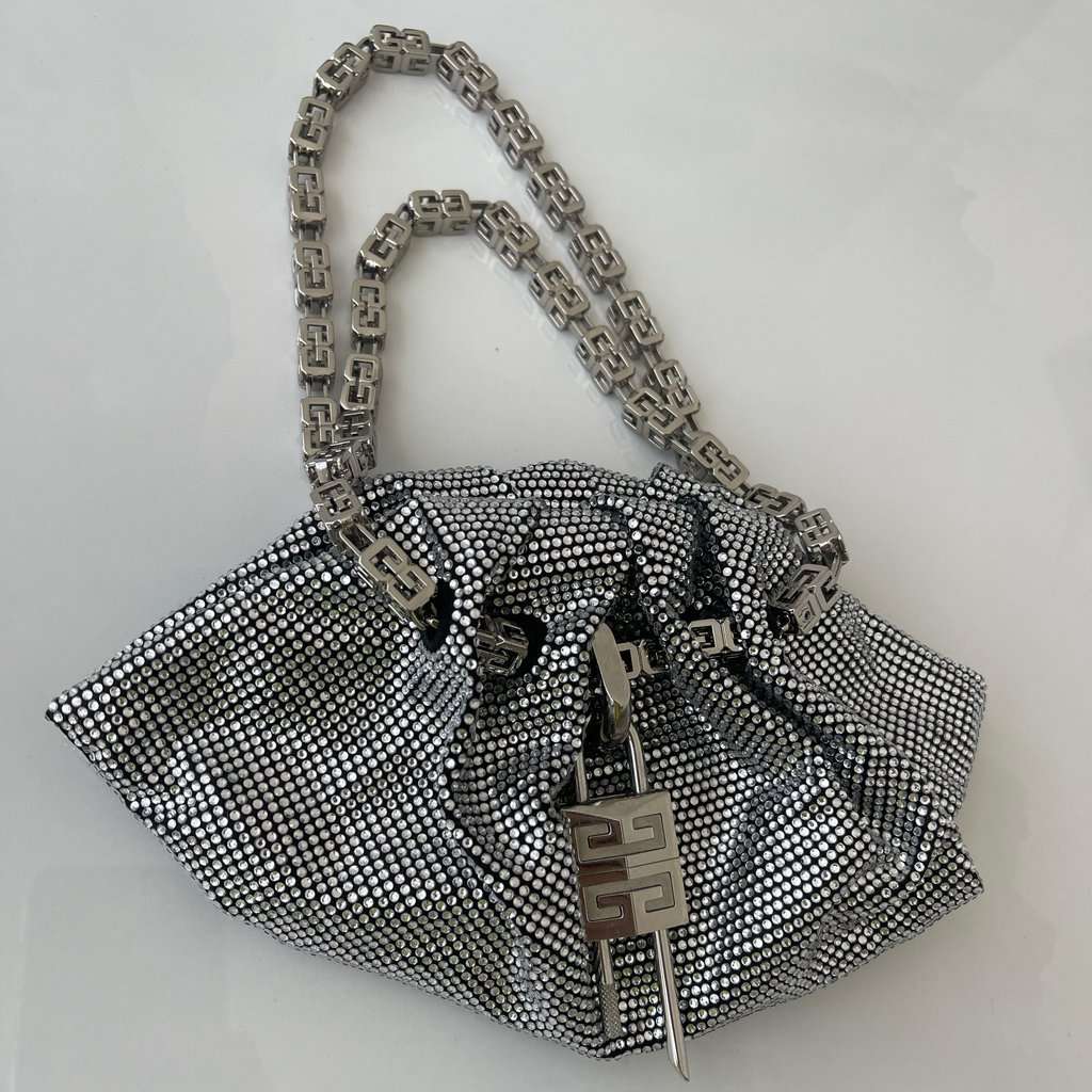 Givenchy Mini Kenny Bag Strass Silver Very good - Inside View