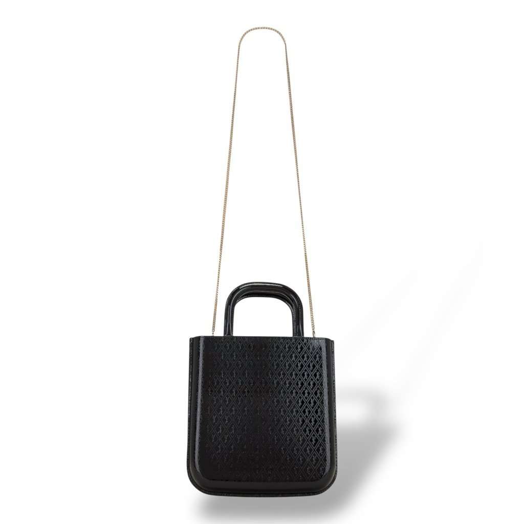 Saint Laurent Saint Laurent Shopping Mini Black Leather Never worn, with tag - Back View