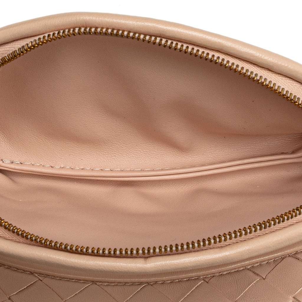Bottega Veneta Small Nappa Intrecciato Gemelli Hobo Pink Leather Very good condition - Box View