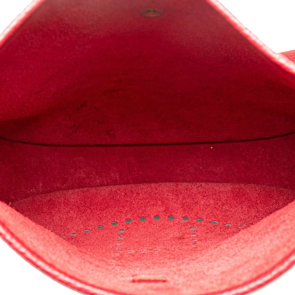 Hermès Clemence Evelyne I 33 Red Leather Very good condition - Model View
