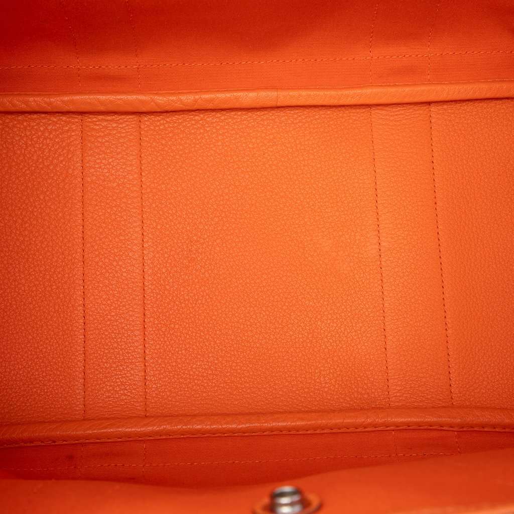 Hermès Toile and Negonda Garden Party 36 Orange Very good condition - Model View