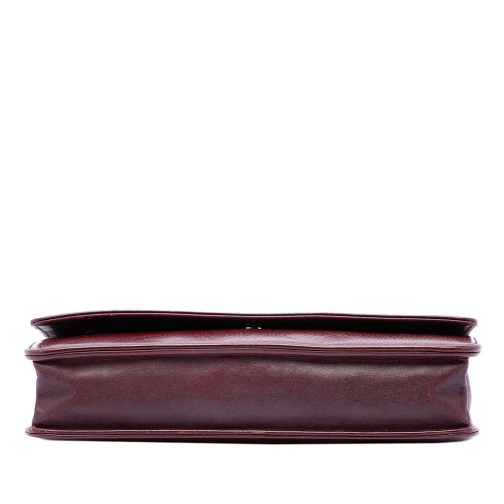 Chanel CC Caviar Wallet On Chain Red Leather Very good condition - Inside View