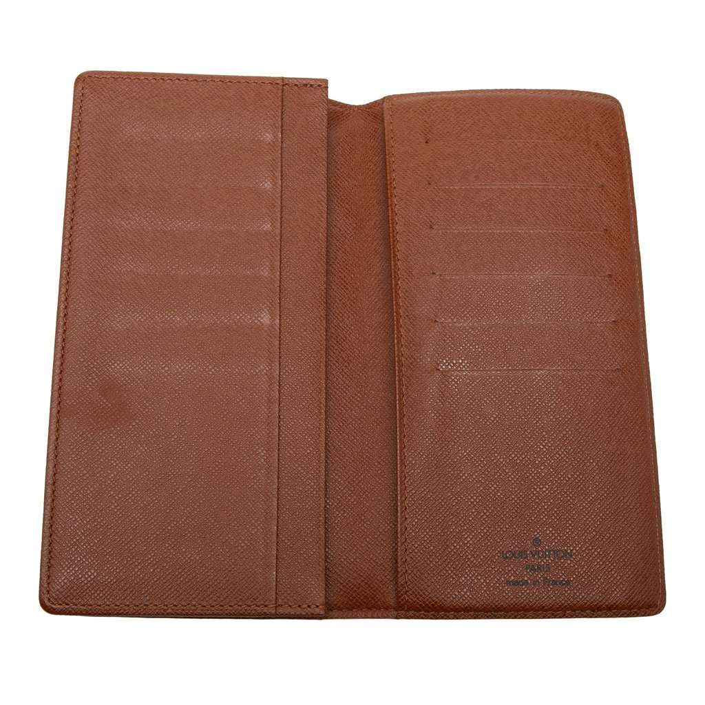 Louis Vuitton Monogram Brazza Wallet Brown Very good - Model View
