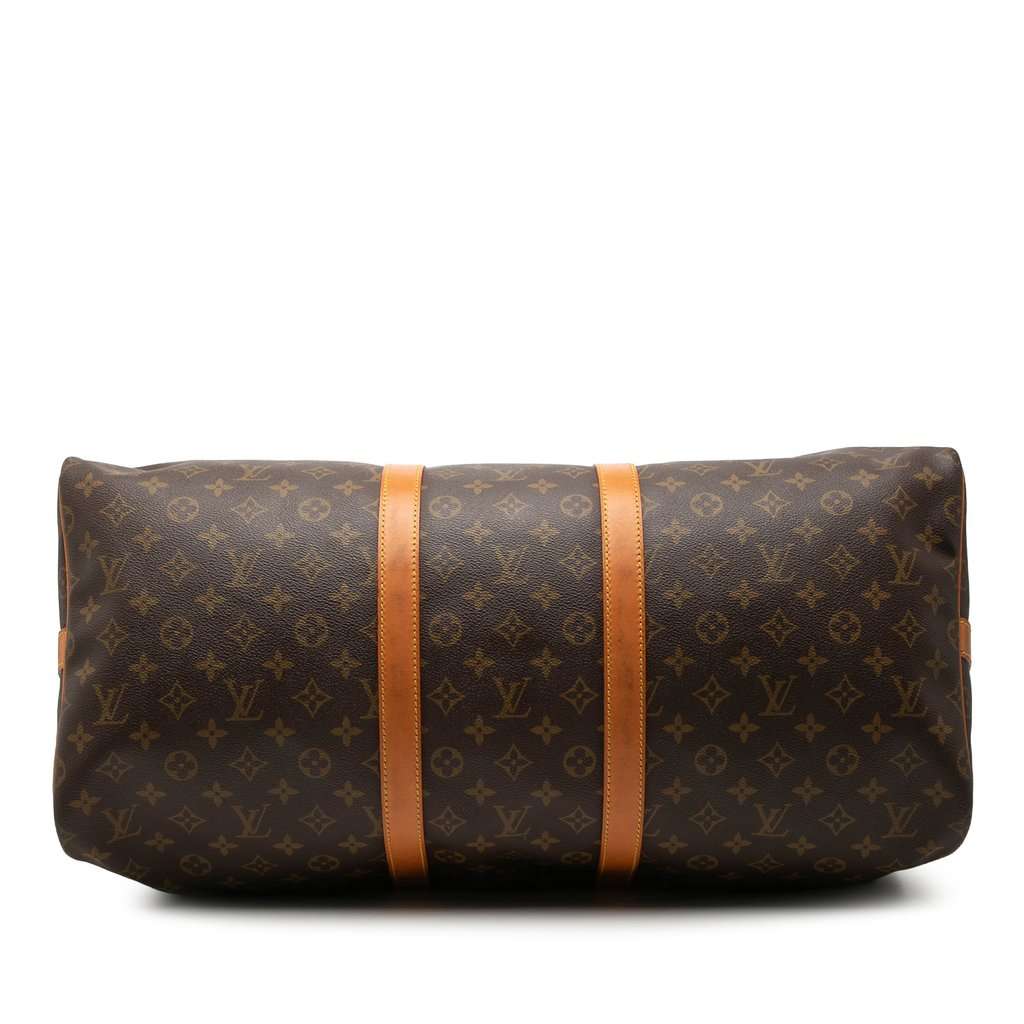 Louis Vuitton Monogram Keepall Bandouliere 55 Brown Very good - Inside View