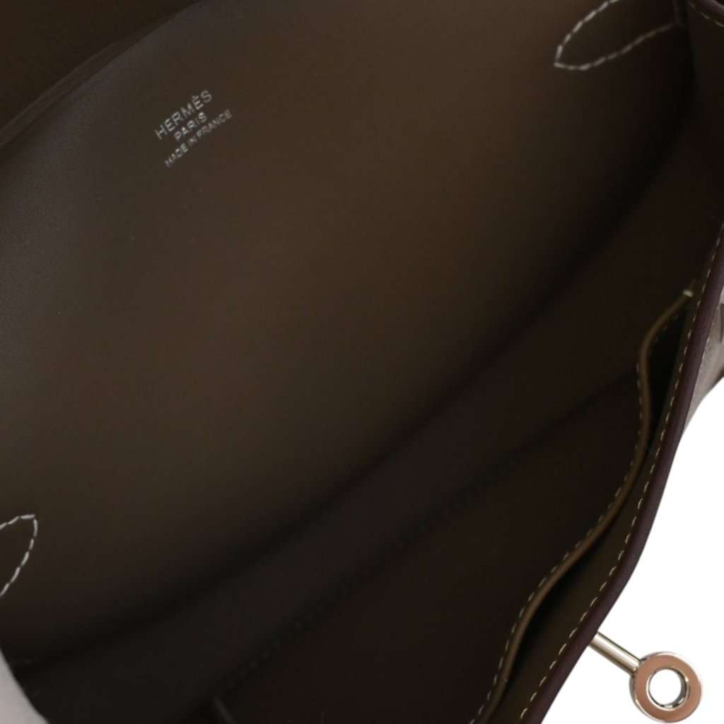 Hermès Mini Evercolor Jypsiere Brown Leather Very good - Box View