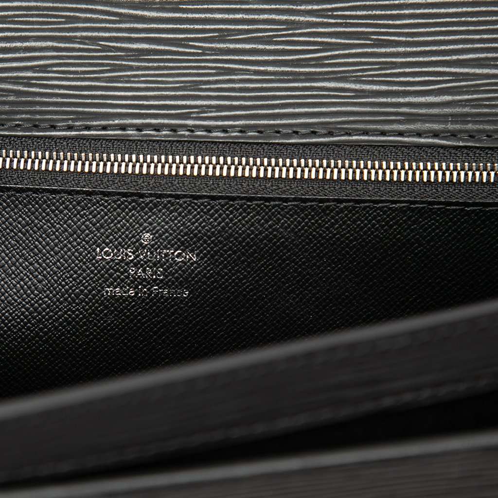 Louis Vuitton Epi Pochette Sellier Dragonne Black Leather Very good - Box View