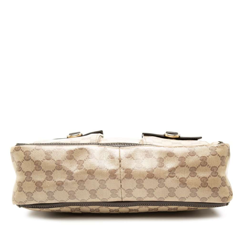 Gucci GG Crystal Abbey D Ring Tote Beige Very good - Inside View