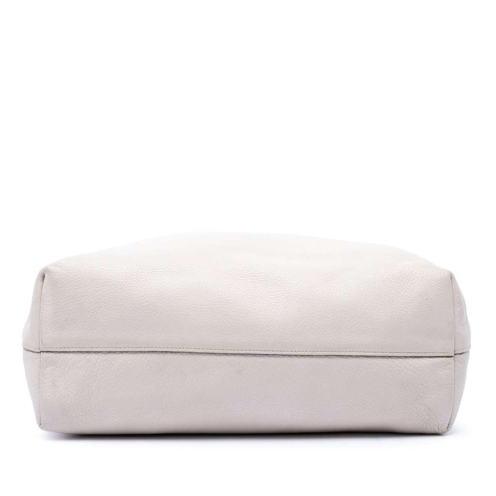 Prada Vitello Daino Open Convertible Tote White Leather Very good - Inside View