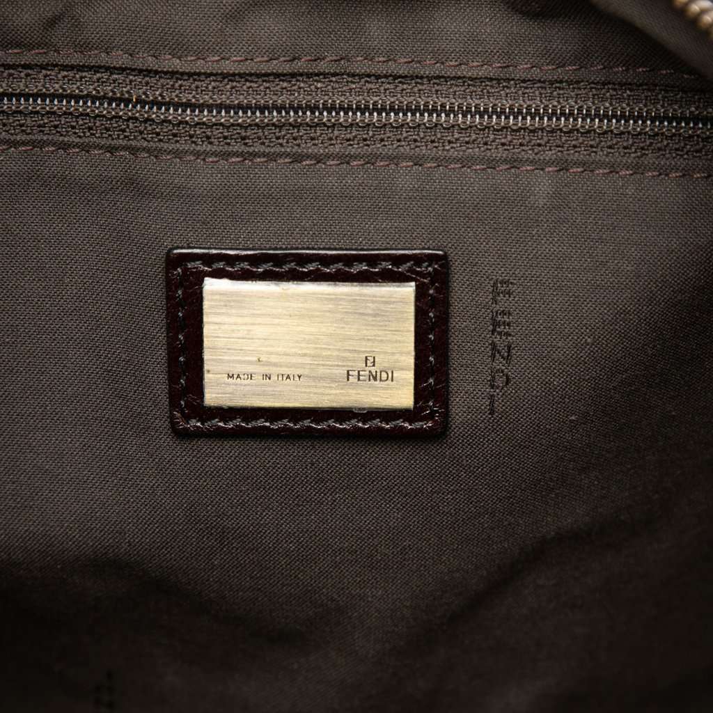 Fendi Zucca Canvas Tote Brown Good condition - Box View