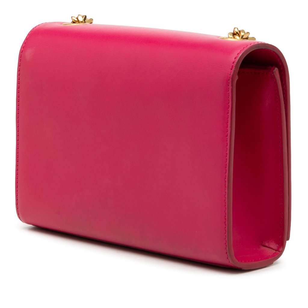 Saint Laurent Small Smooth Calfskin Monogram Kate Tassel Crossbody Pink Leather Very good condition - Back View