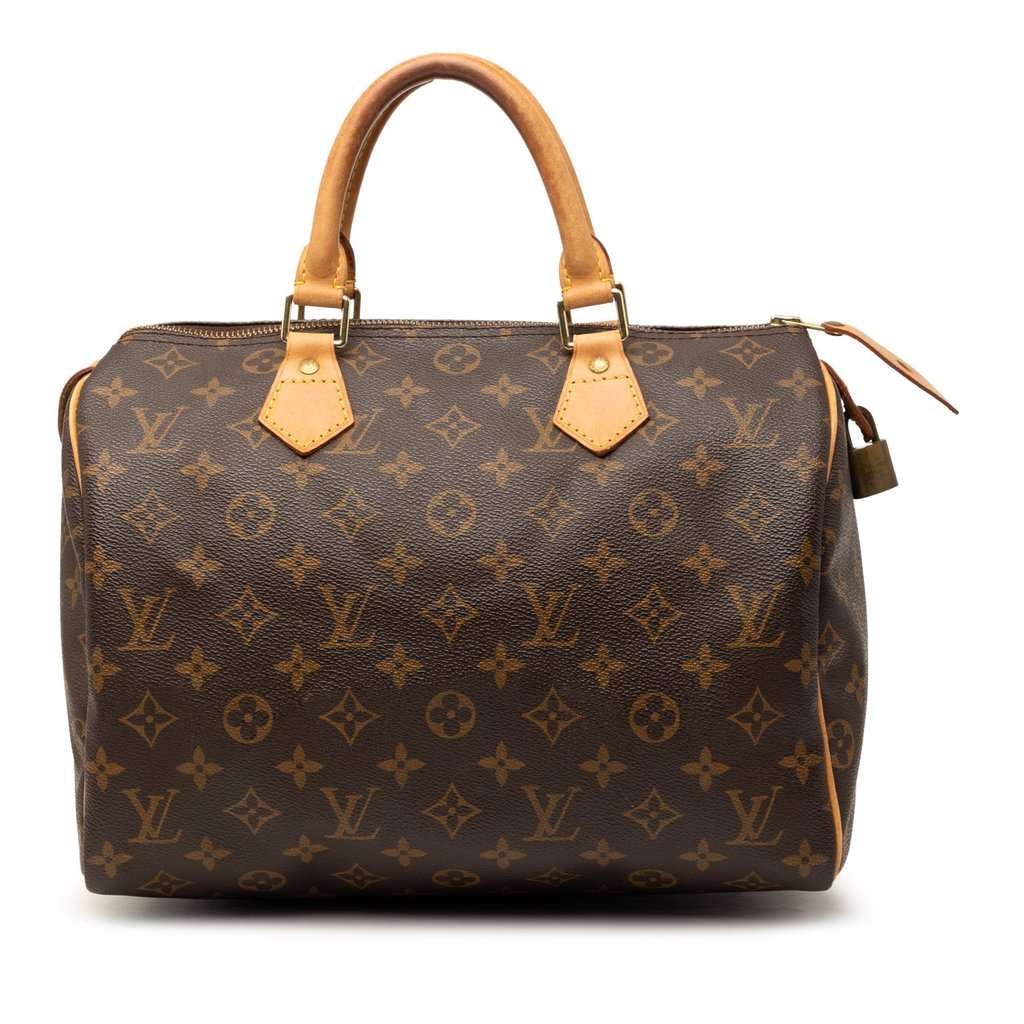 Louis Vuitton Monogram Speedy 30 Brown Very good - Front View
