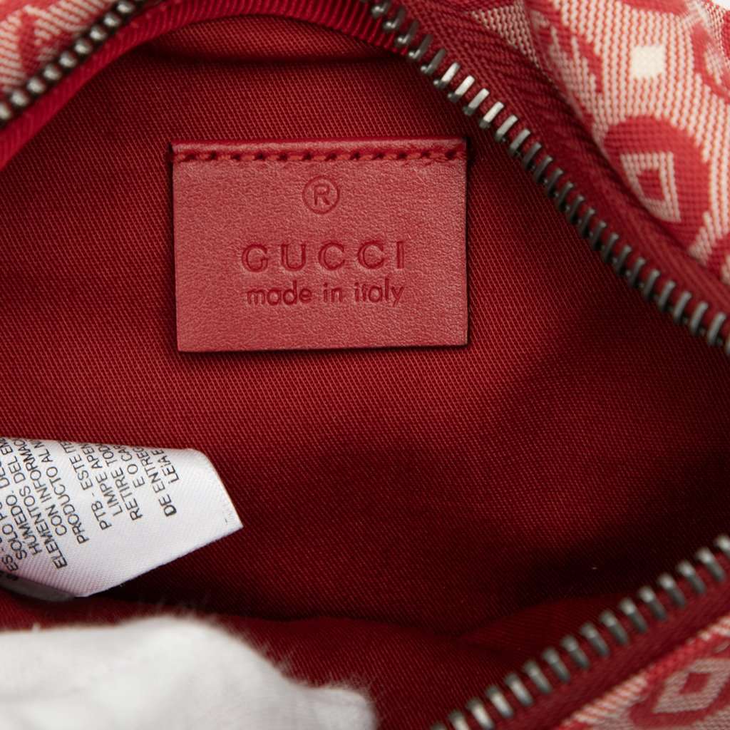 Gucci Kids GG Canvas Stars Web Belt Bag Red Very good - Box View