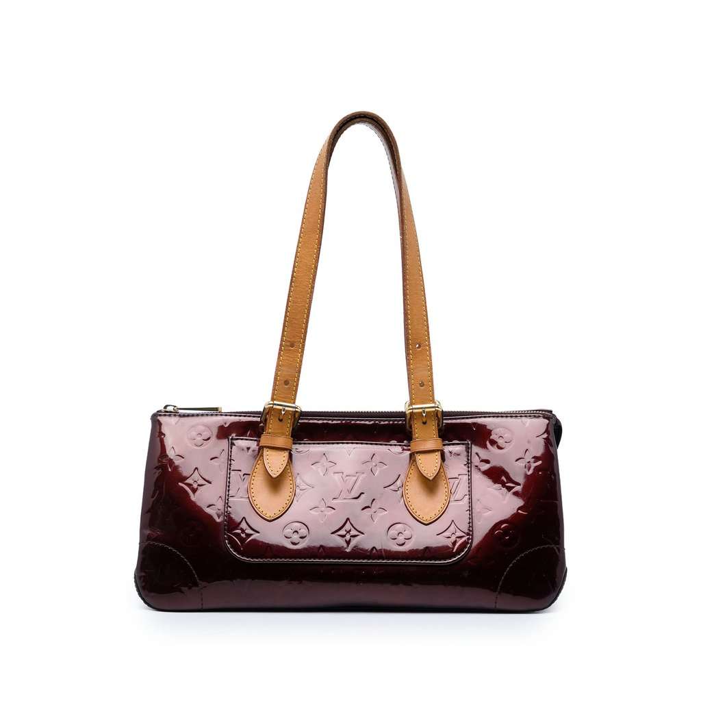 Louis Vuitton Monogram Vernis Rosewood Avenue Red Leather Very good - Front View