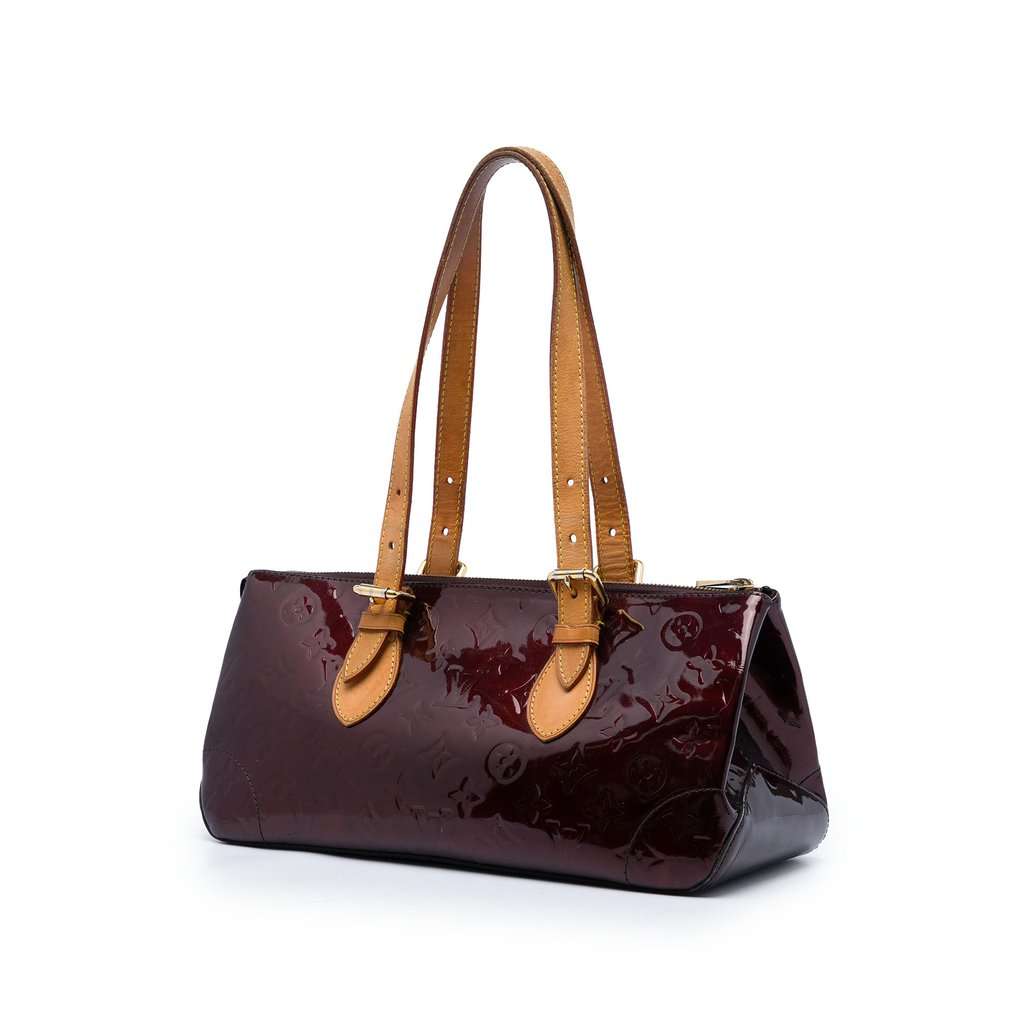 Louis Vuitton Monogram Vernis Rosewood Avenue Red Leather Very good - Back View