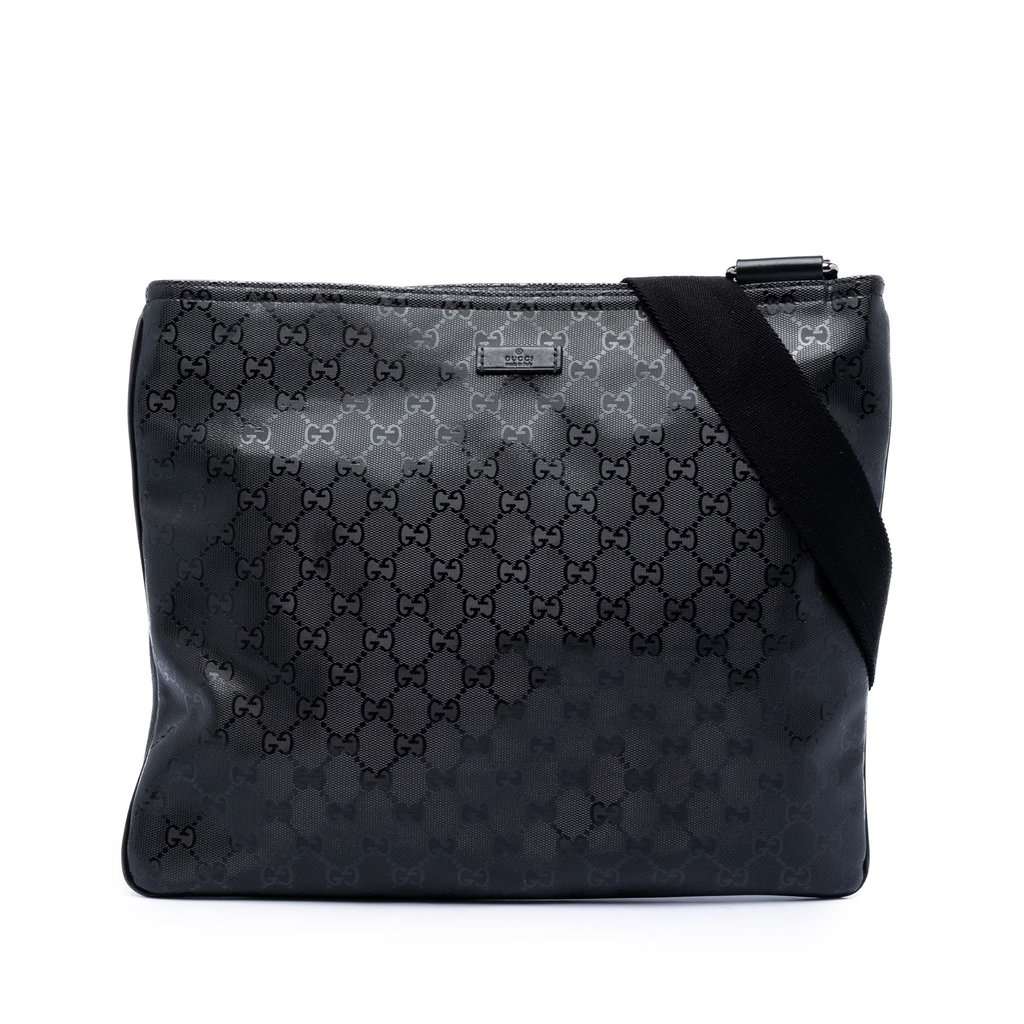 Gucci GG Imprime Crossbody Black Very good condition - Front View