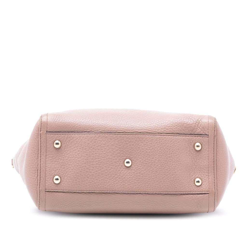 Gucci Small Calfskin Soho Cellarius Satchel Pink Leather Very good condition - Inside View