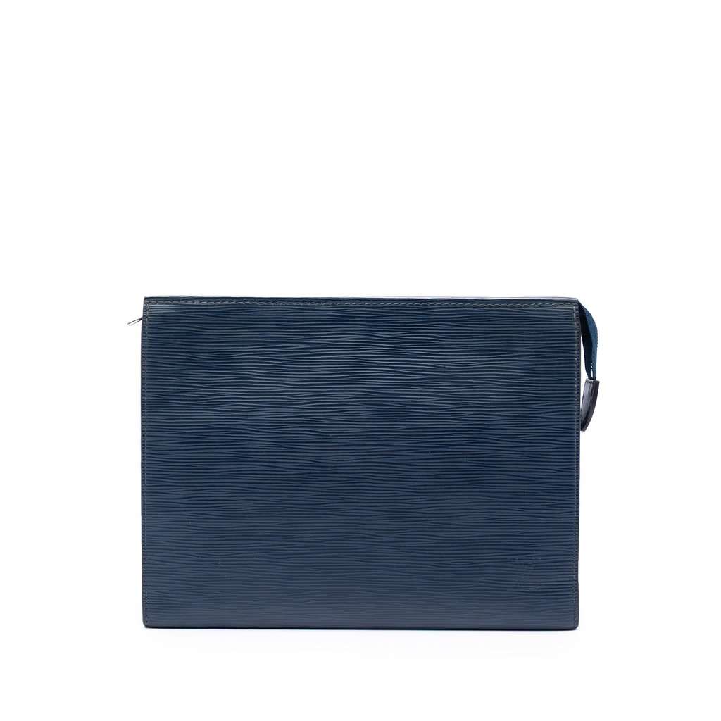 Louis Vuitton Epi Toiletry Pouch 26 Blue Leather Very good condition - Front View