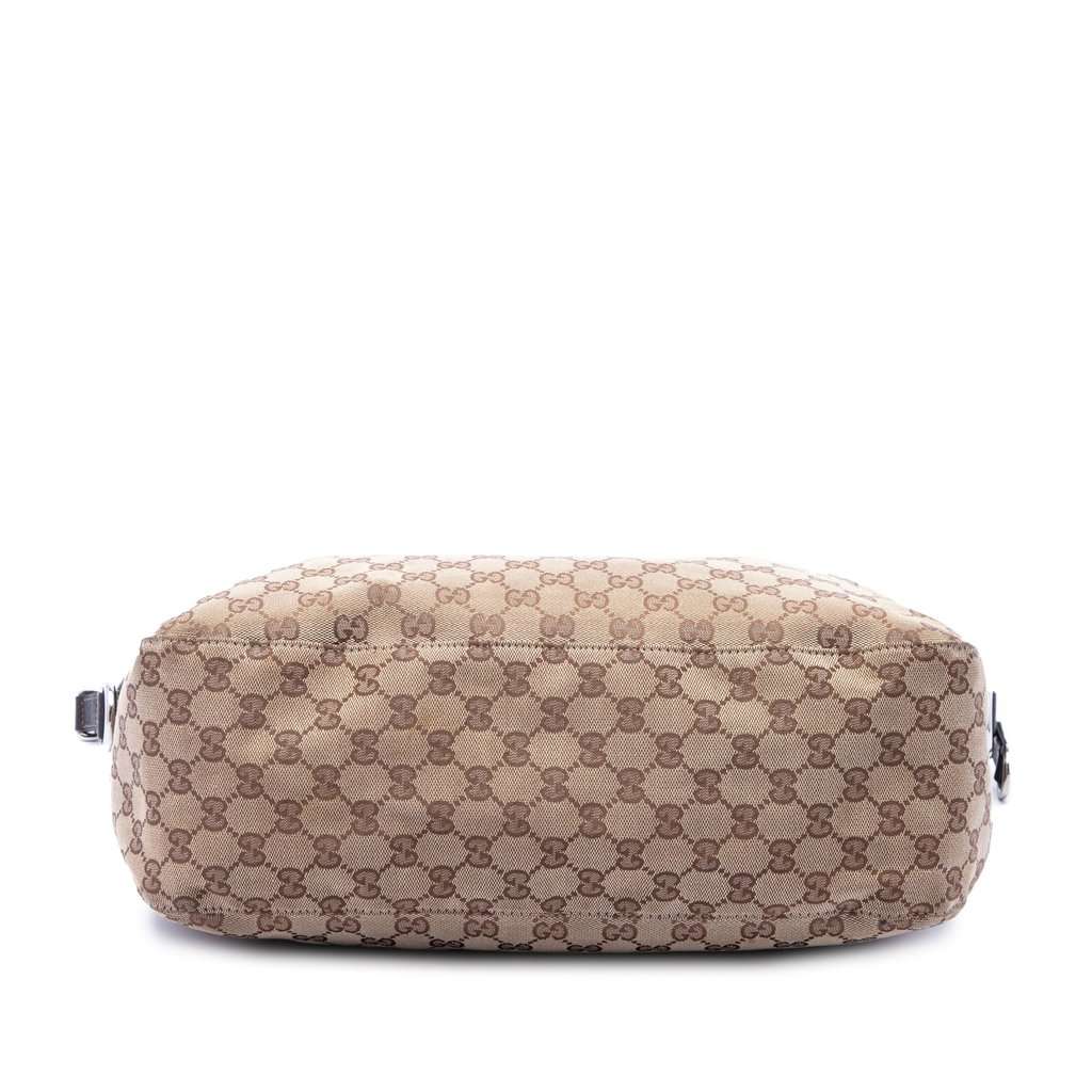 Gucci GG Canvas Icon Bit Satchel Beige Very good condition - Inside View