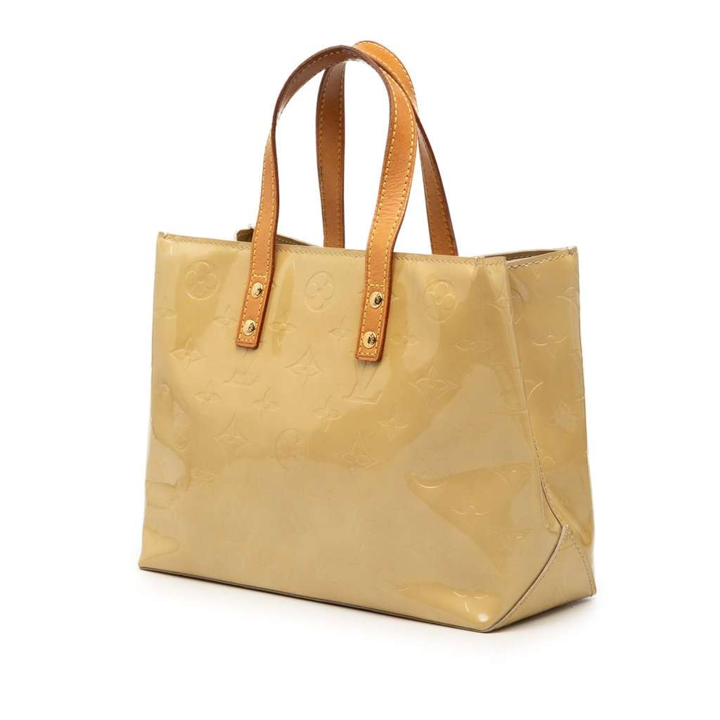 Louis Vuitton Monogram Vernis Reade PM Beige Leather Very good - Back View