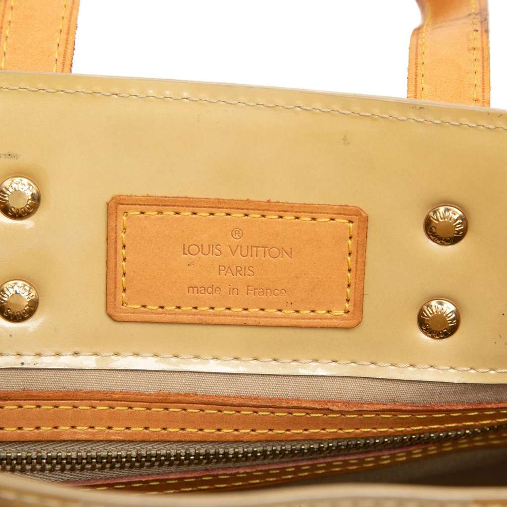 Louis Vuitton Monogram Vernis Reade PM Beige Leather Very good - Box View