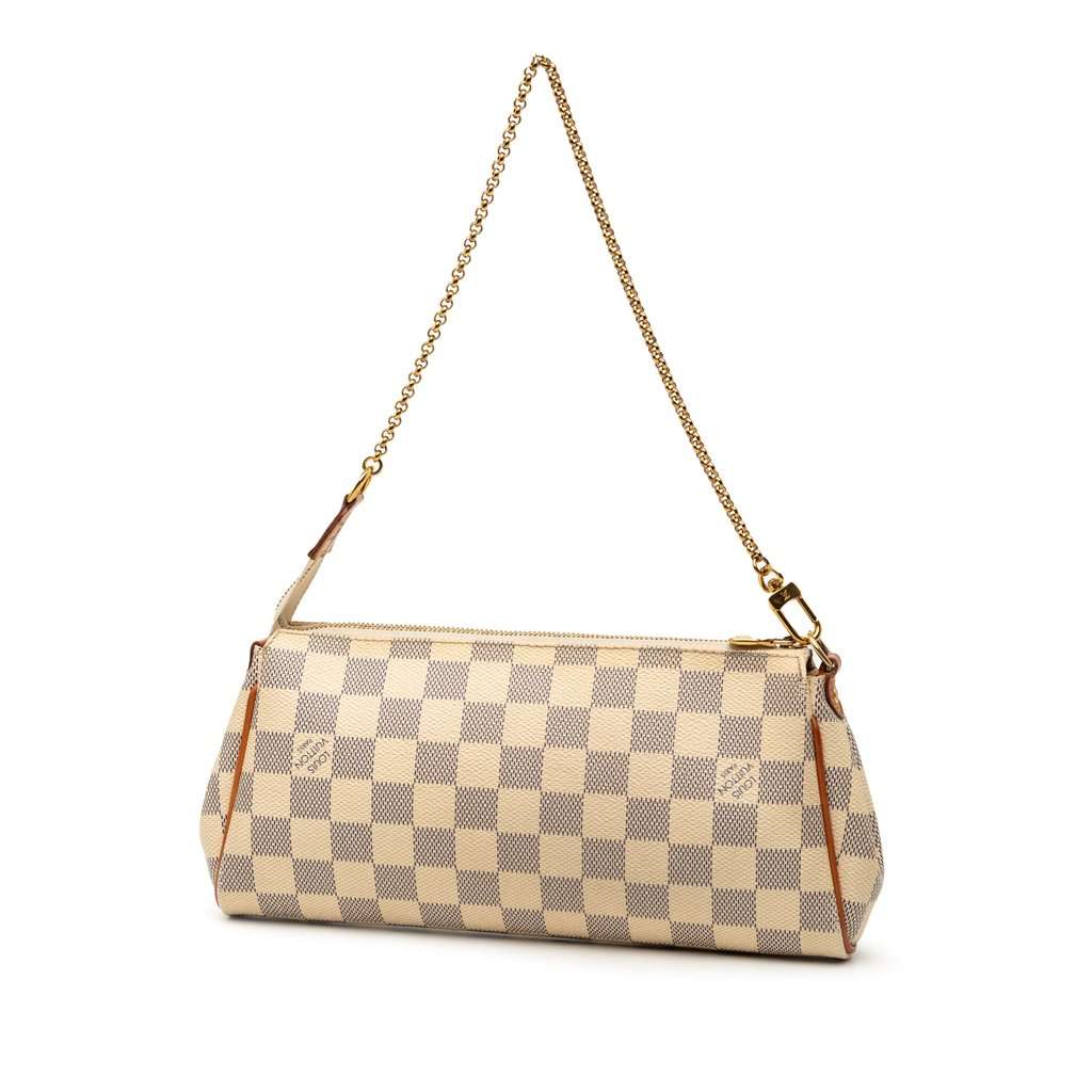 Louis Vuitton Damier Azur Eva White Very good - Back View