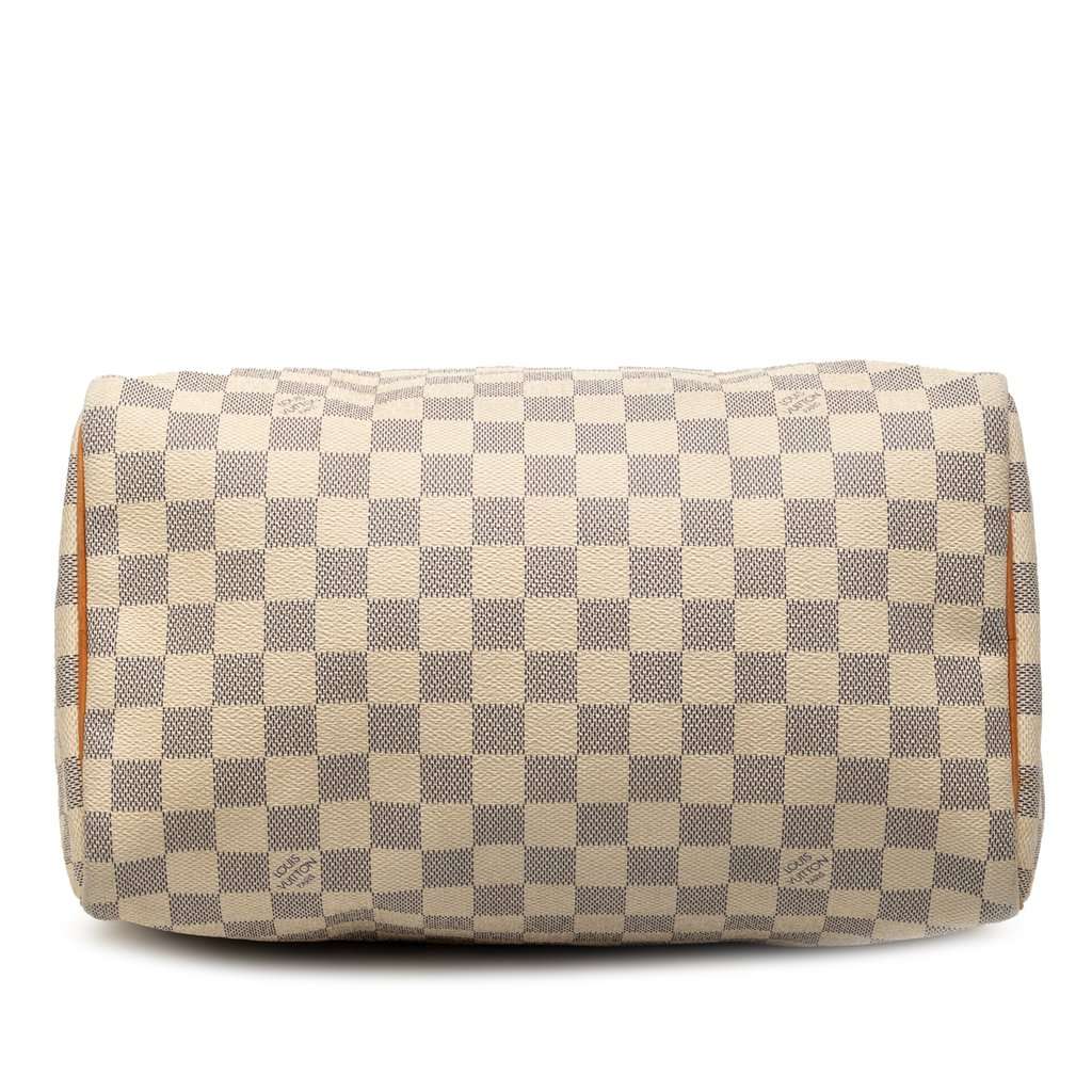 Louis Vuitton Damier Azur Speedy 30 White Very good condition - Inside View