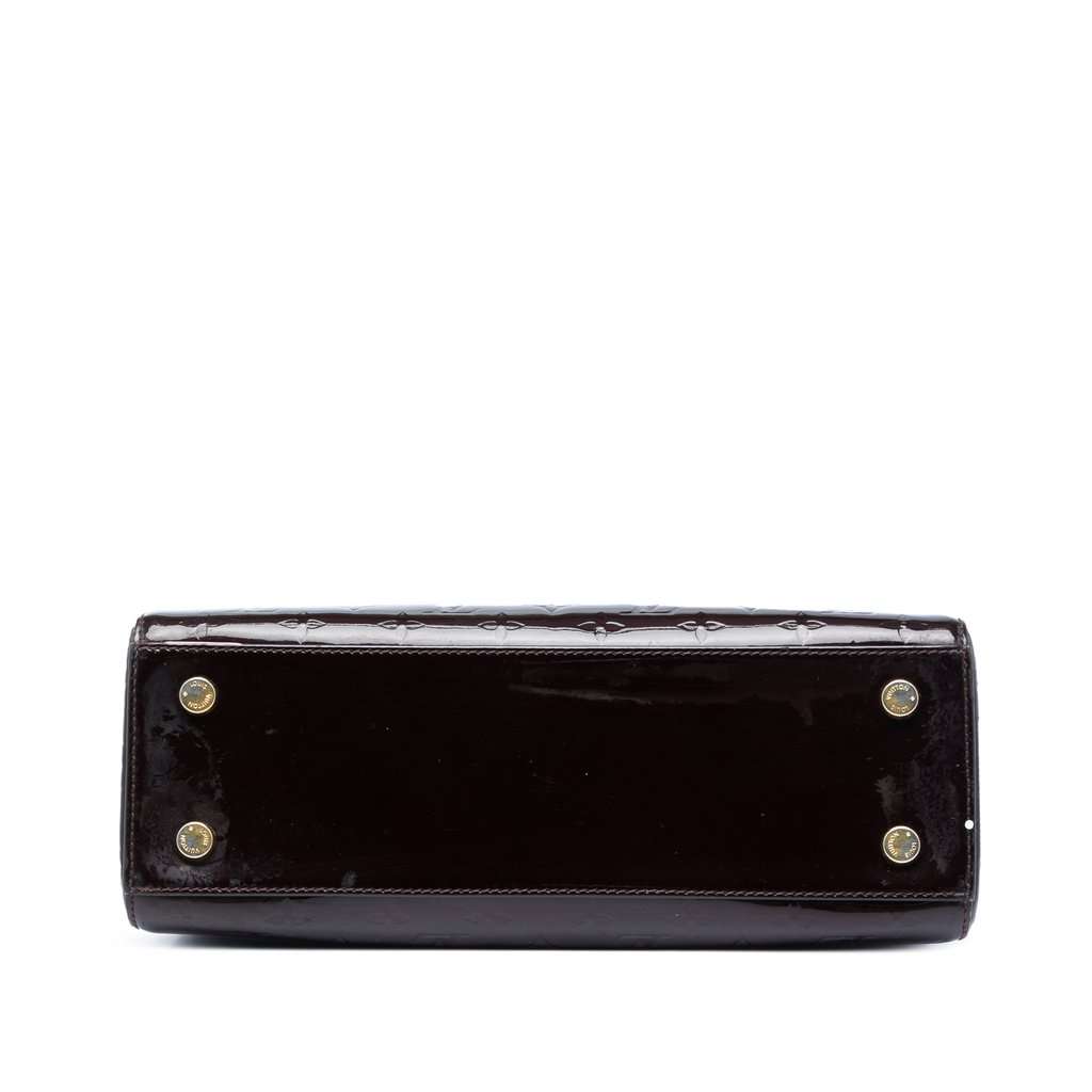 Louis Vuitton Monogram Vernis Brea MM Purple Leather Very good - Inside View