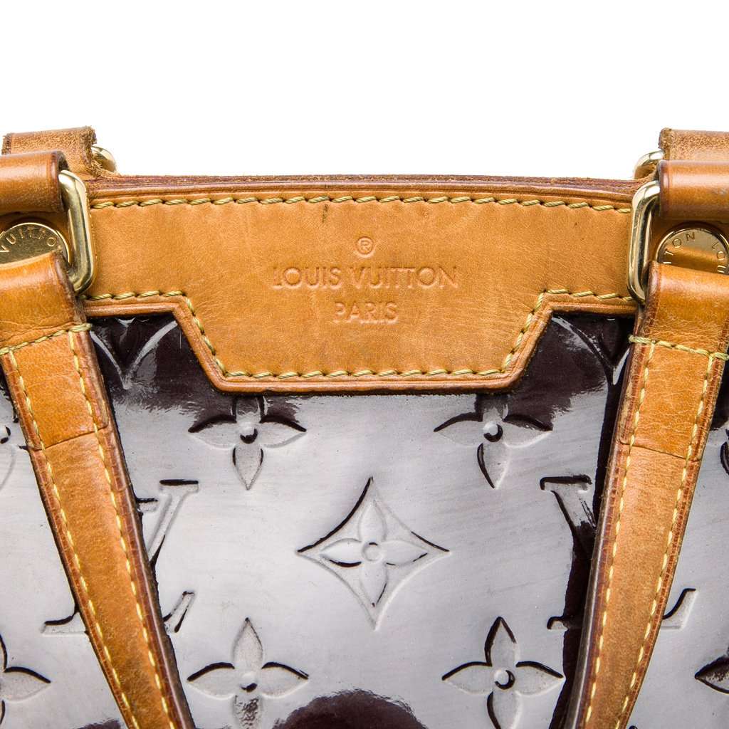 Louis Vuitton Monogram Vernis Brea MM Purple Leather Very good - Box View