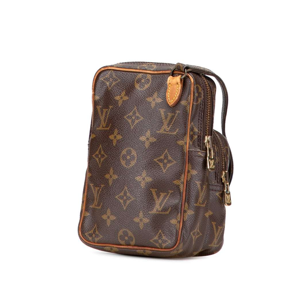 Louis Vuitton Monogram Mini Amazone Brown Canvas Good - Back View