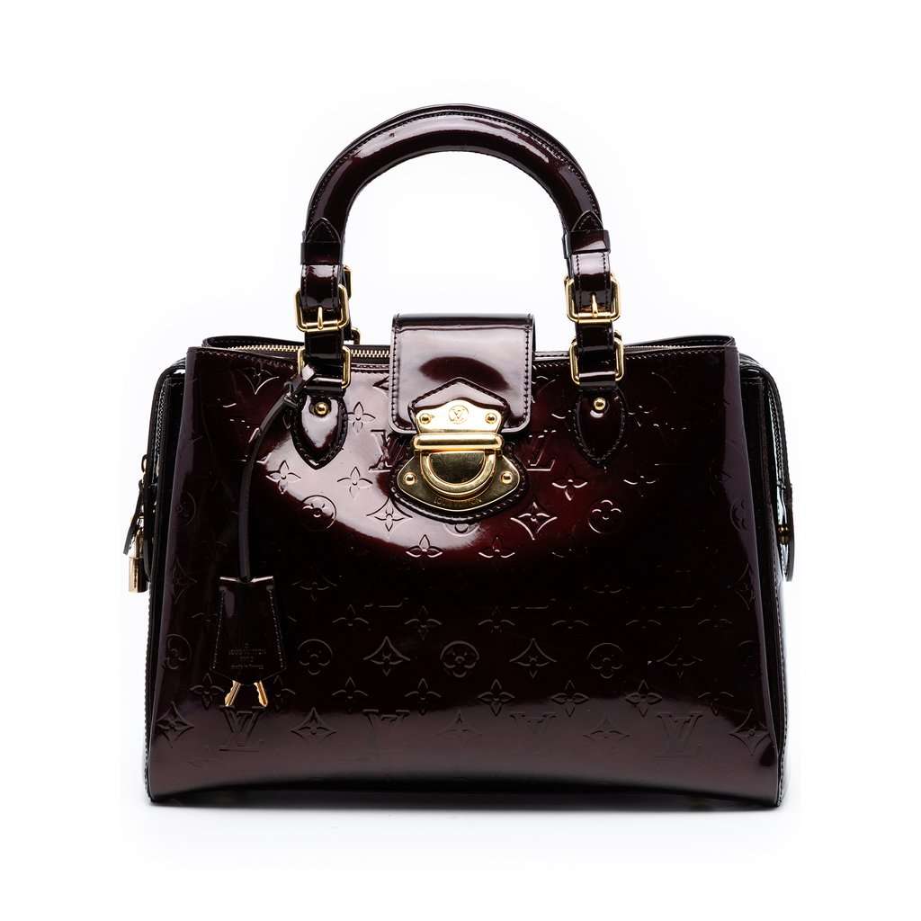 Louis Vuitton Monogram Vernis Melrose Avenue Purple Leather Very good condition - Front View