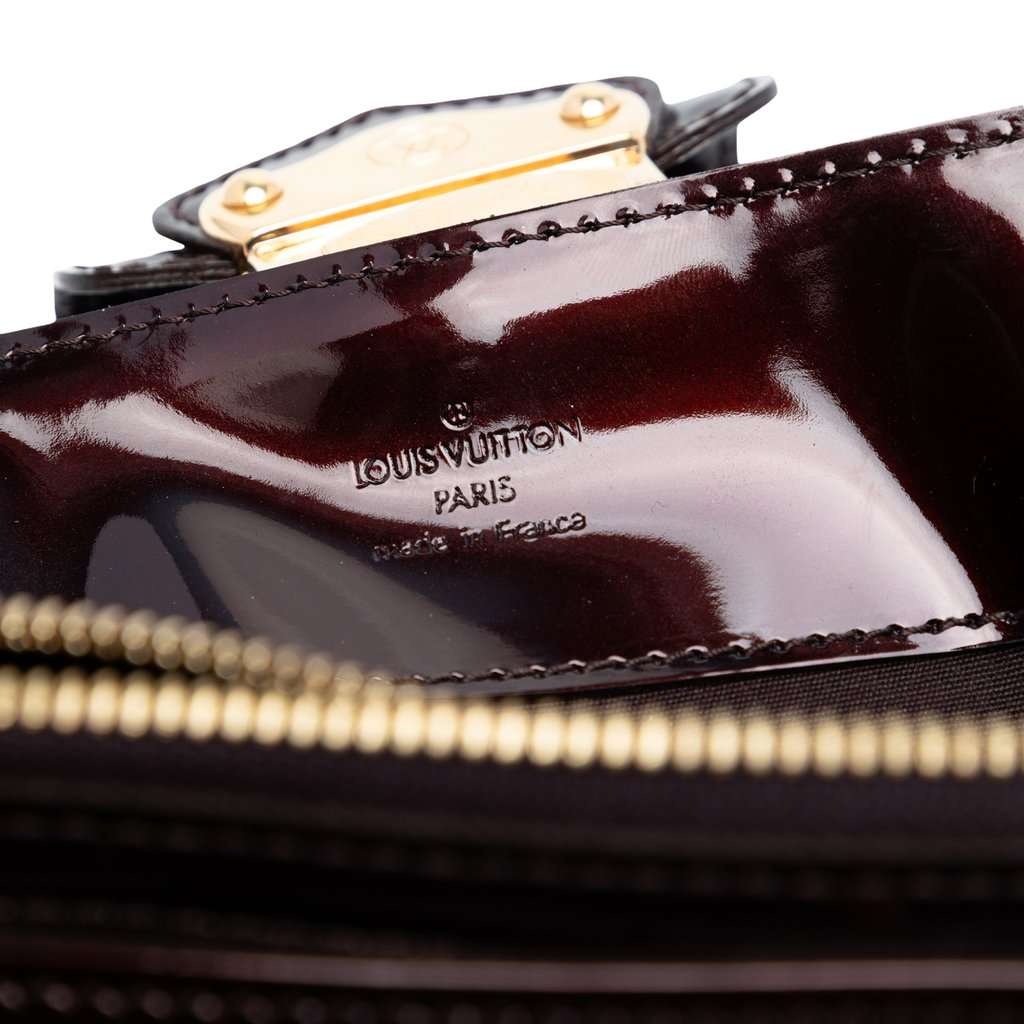 Louis Vuitton Monogram Vernis Melrose Avenue Purple Leather Very good condition - Box View