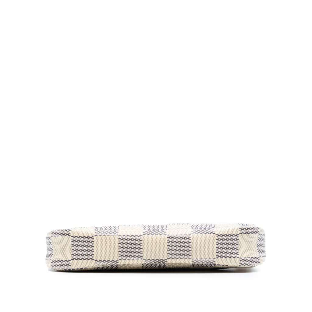 Louis Vuitton Damier Azur Mini Pochette Accessoires White Very good condition - Inside View