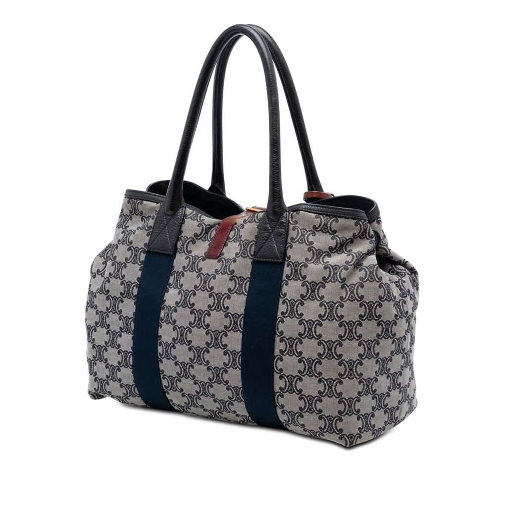 Celine Macadam Canvas Tote MultiColor Very good condition - Back View