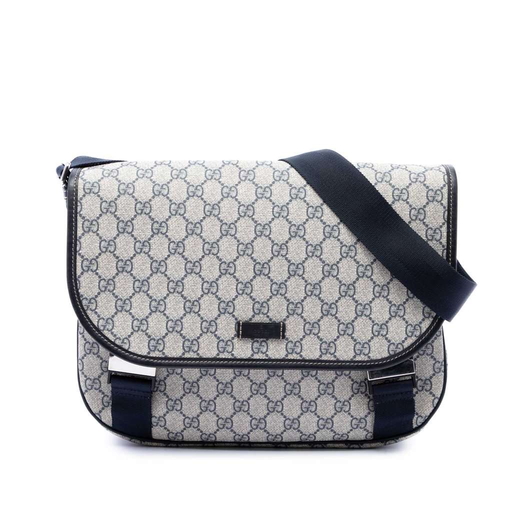 Gucci GG Supreme Crossbody Beige Very good - Front View