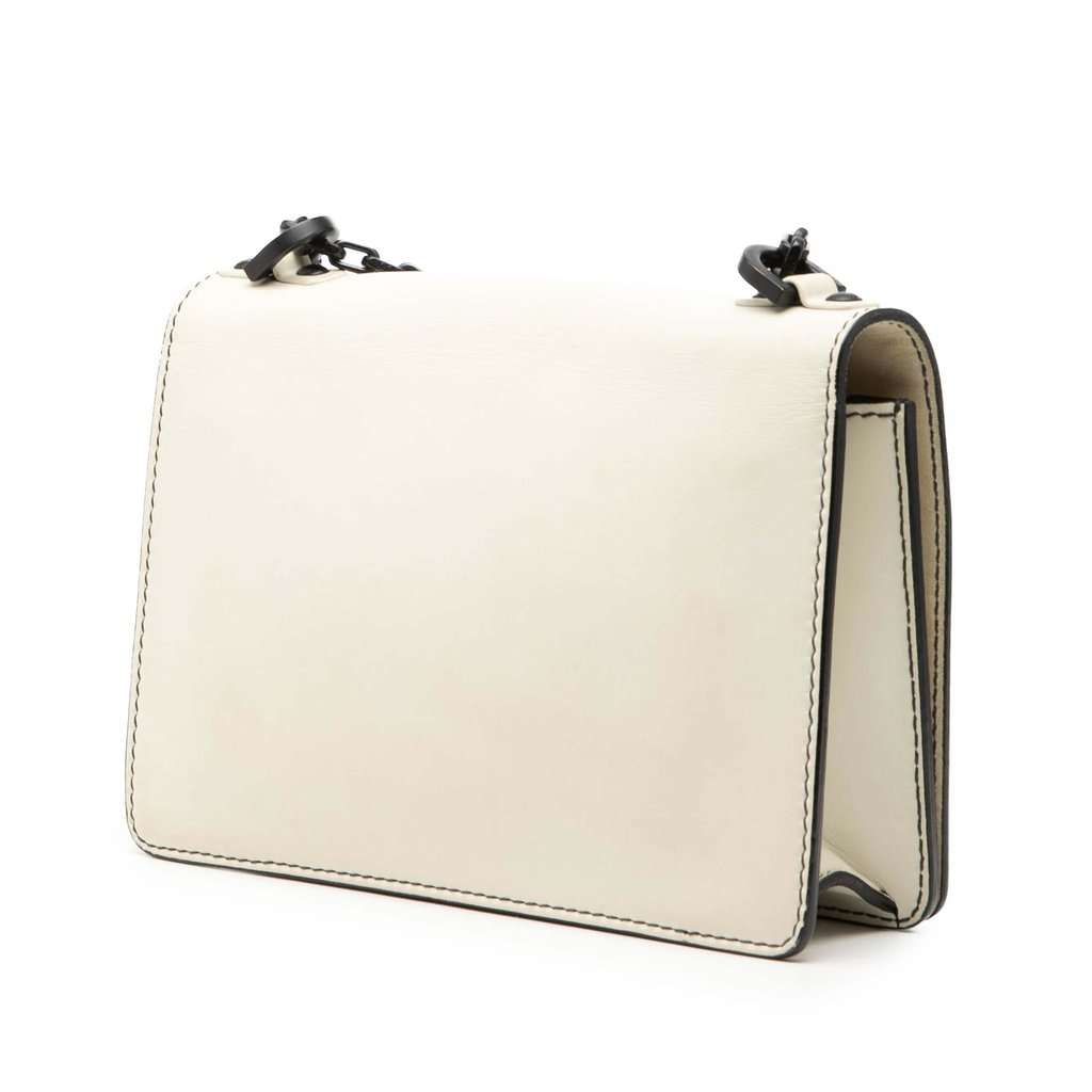Dior Medium Calfskin JAdior Chain Flap White Leather Very good condition - Back View