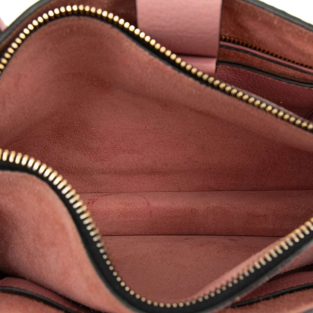 Miu Miu Goatskin Madras Handbag Pink Leather Very good condition - Model View